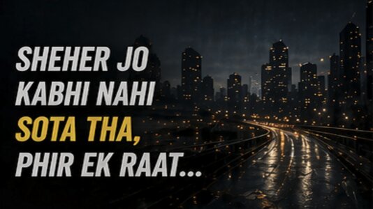 Sheher Jo Kabhi Nahi Sota Tha, Phir Ek Raat