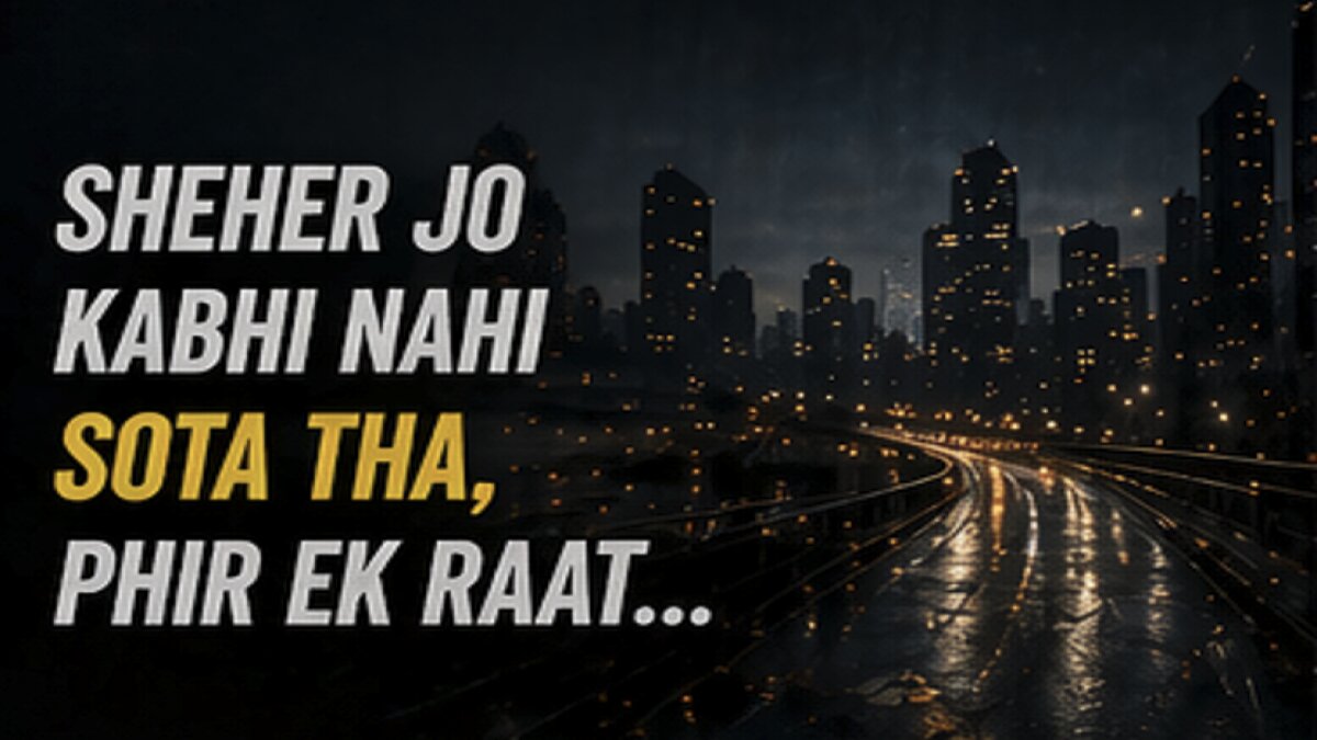 Sheher Jo Kabhi Nahi Sota Tha, Phir Ek Raat